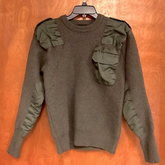 MIL-TEC Bundeswehr German Army Style Commando Wool Sweater, Size 54 - Picture 1 of 9